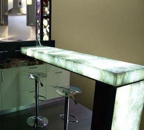 Backlit Stone Shower